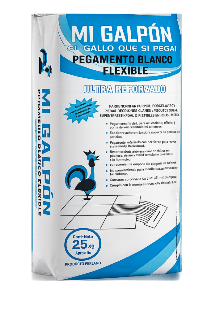 Pegamento Mi Galpón blanco flexible